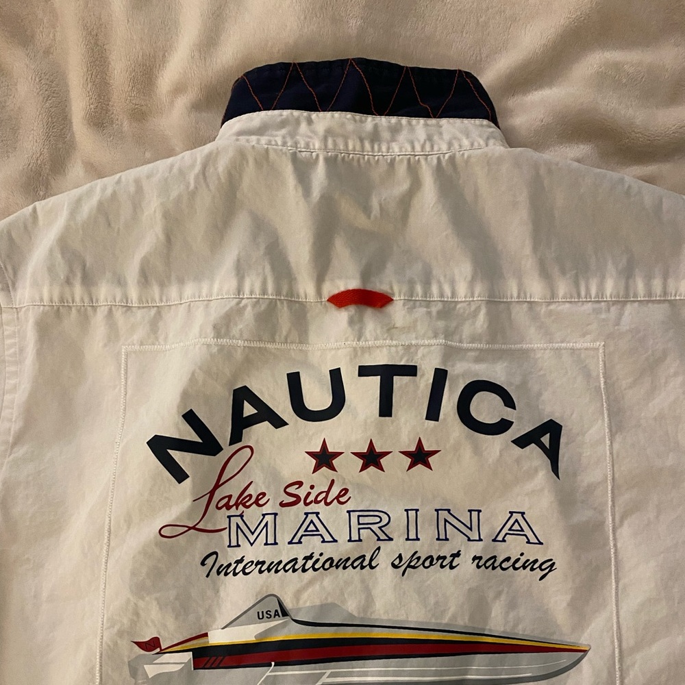 Vintage Nautica Button Down Shirt/Jacket